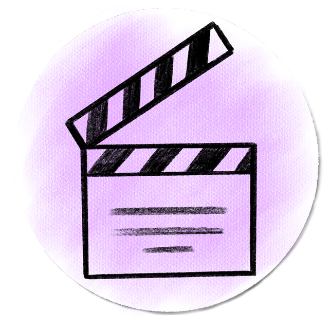Free film slate clapperboard movie slate illustration