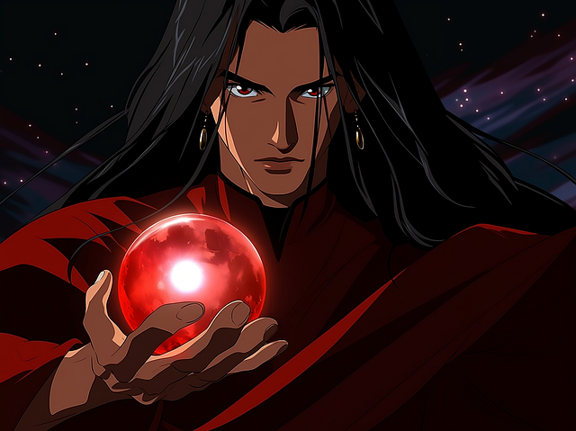 Free magician vampire gothic illustration