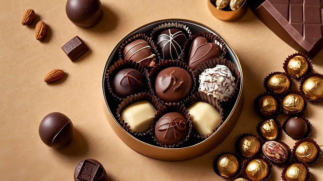 Free delicious chocolats bonbons illustration