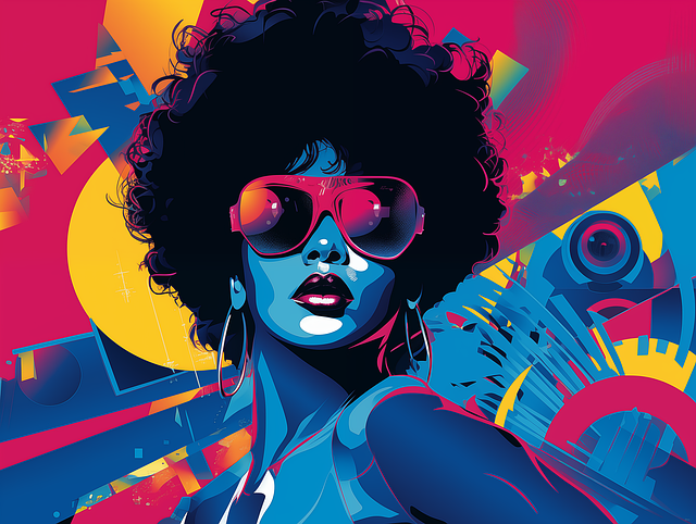 Afro Portræt, Pop Art