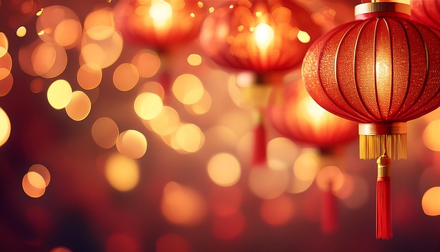 Free ai generated lunarnewyearcontest lanterns illustration