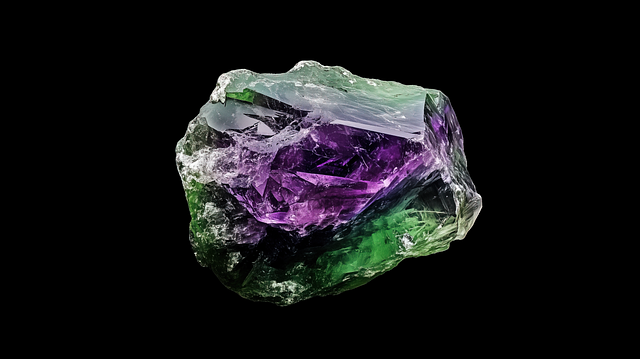 Free ai generated tourmaline crystal illustration