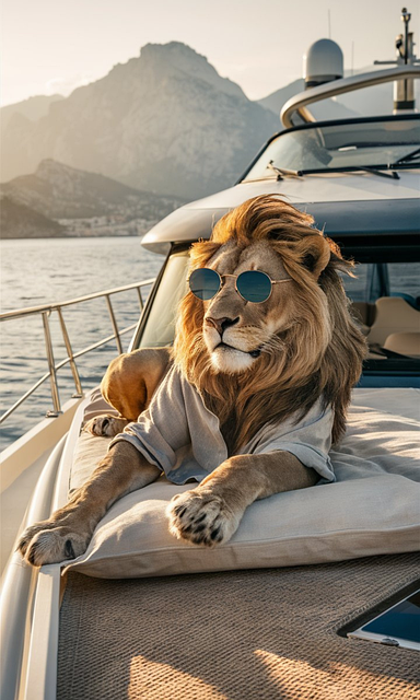Free Lion Walk illustration and picture