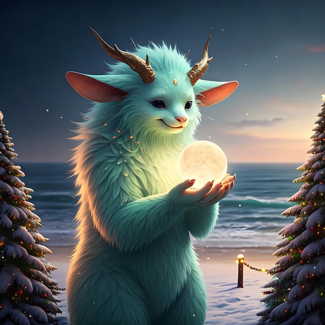 Free ai generated creature fantasy illustration