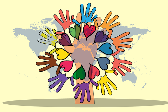 Free volunteering volunteer hands illustration