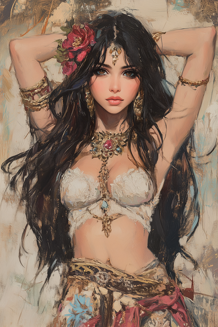 Free ishtar goddess paganism illustration