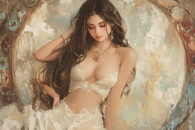 Free ishtar goddess paganism illustration