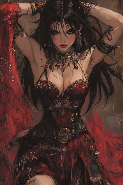 Free ishtar goddess paganism illustration