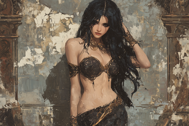 Free ishtar goddess paganism illustration