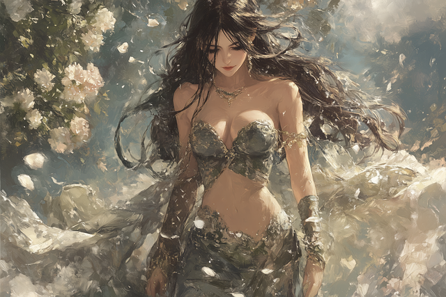 Free ishtar goddess paganism illustration