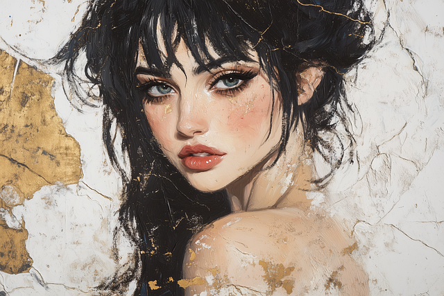 Free woman ishtar goddess illustration