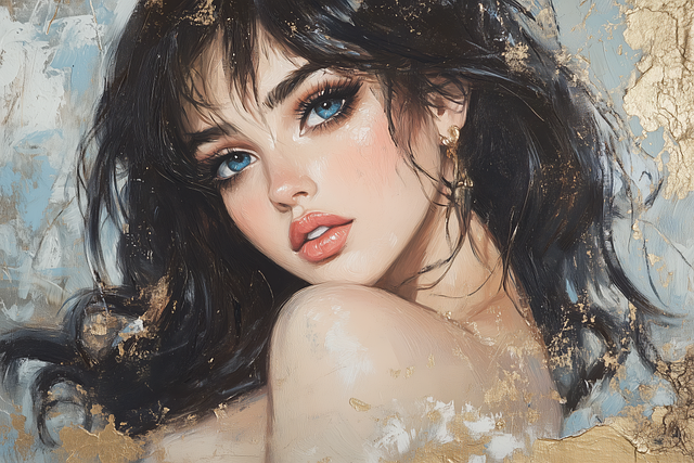 Free woman ishtar goddess illustration
