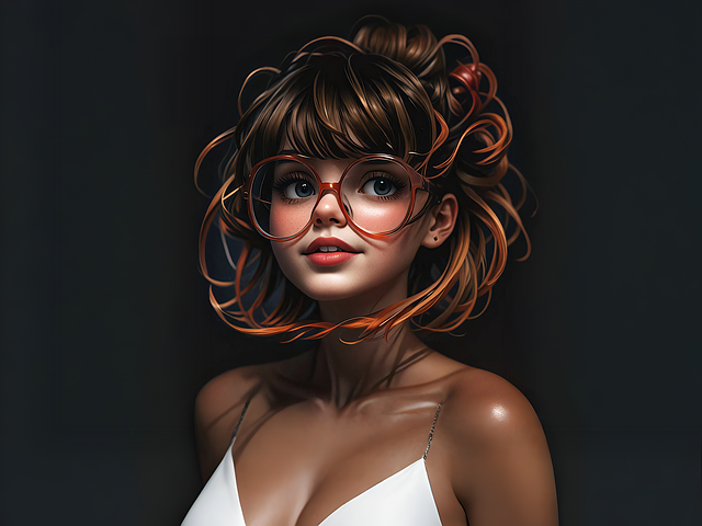 Free ai generated woman model illustration