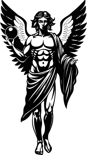 Free Angel Statue vector and picture