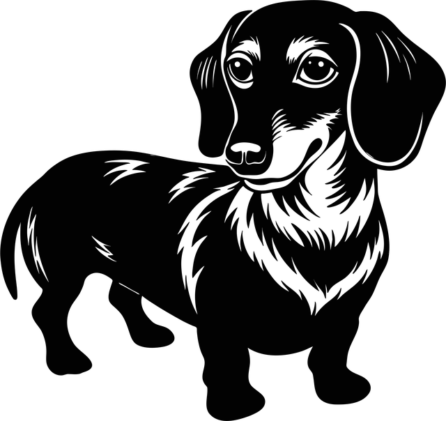 Free Dog Dachshund vector and picture