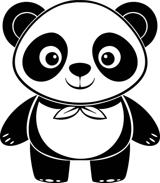 Free Panda Mammal vector and picture