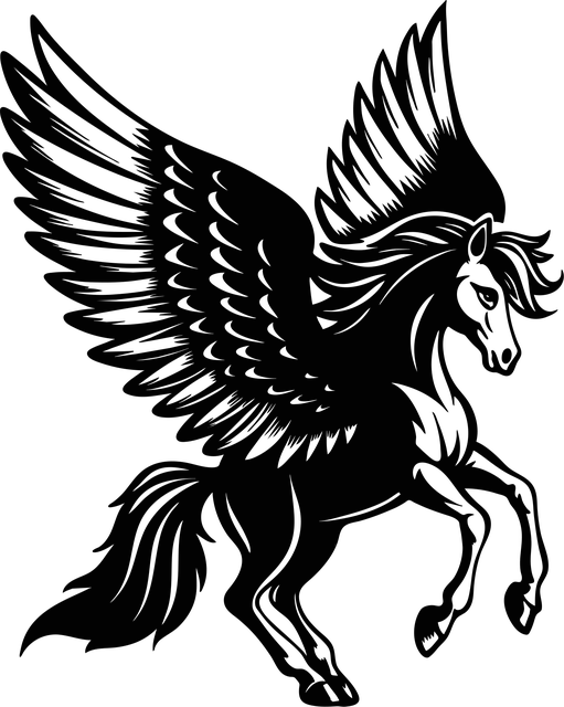 Free pegasus horse animal vector