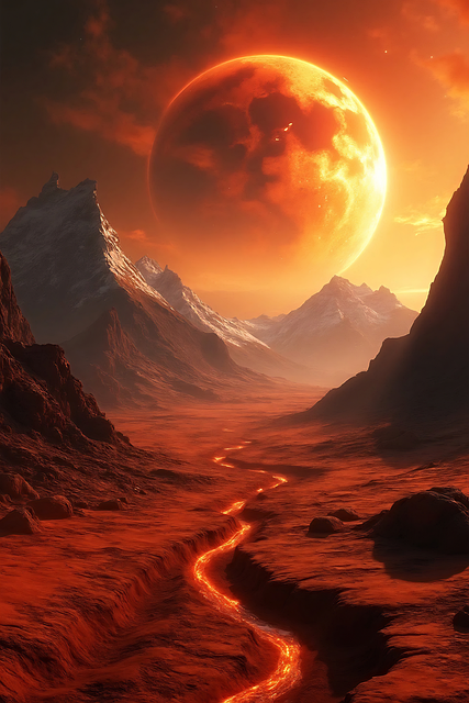 Ai Generiert, Planet, Raum, Galaxis
