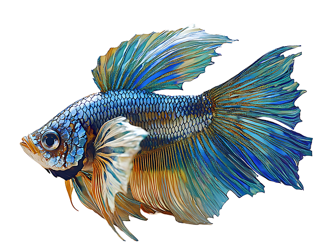 Free ai generated betta fish illustration