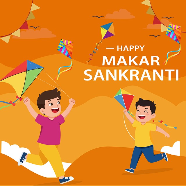 Makar Sankranti, Drachenfest