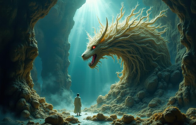 Free ai generated creature monster illustration