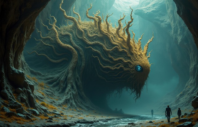 Free ai generated creature monster illustration