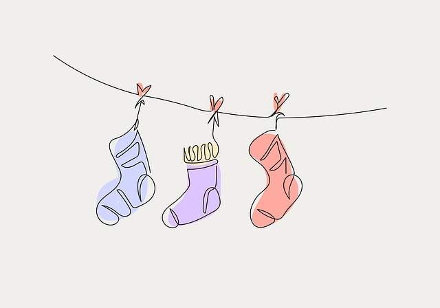 Free socks sock hang illustration