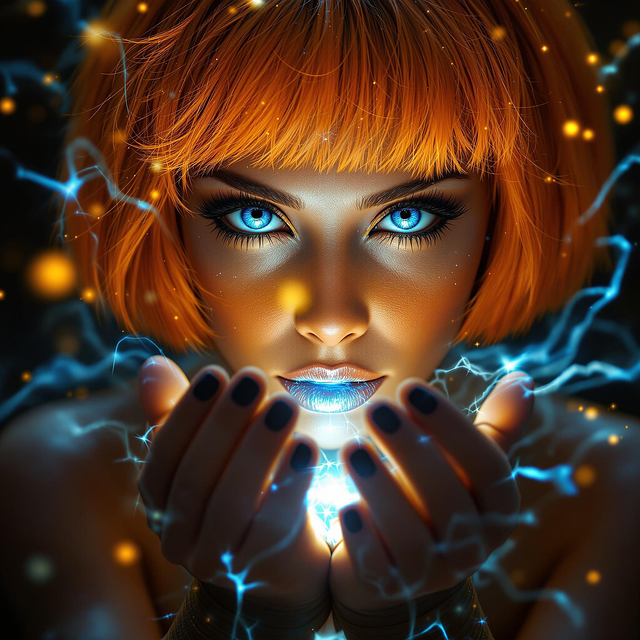 Free ai generated woman face illustration
