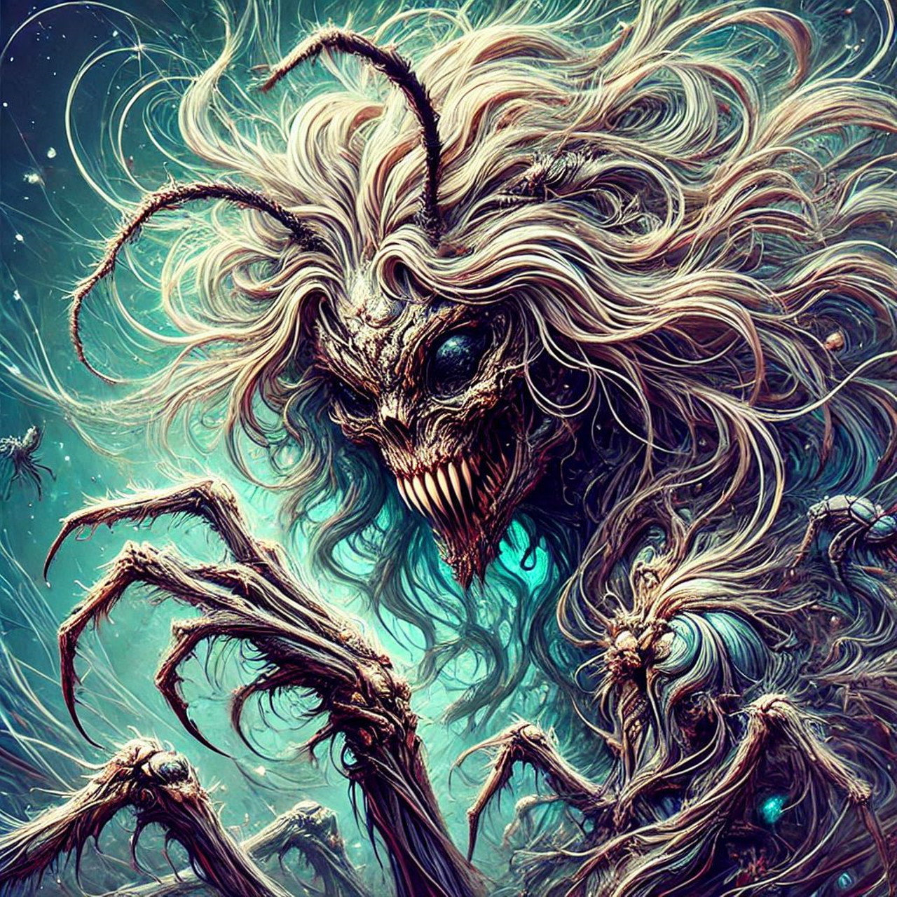 Download free HD stock image of Monster Horror Free monster horror creature illustration
