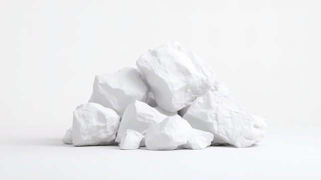 Free ai generated white stones rocks illustration