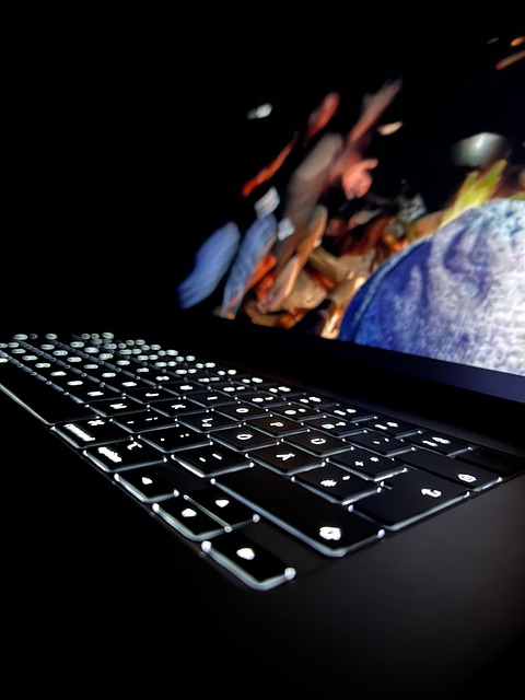 Tastatur, Nat, Mac, Bærbar, Video
