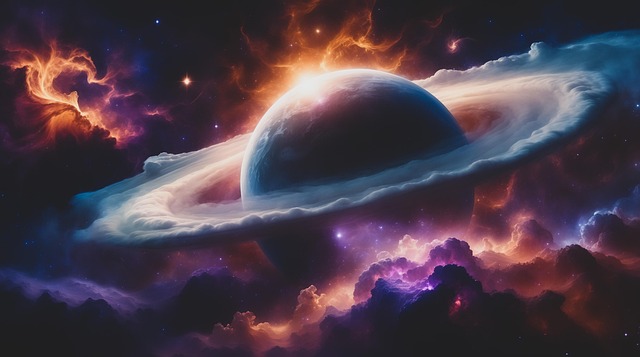 Free ai generated cosmic nebula illustration