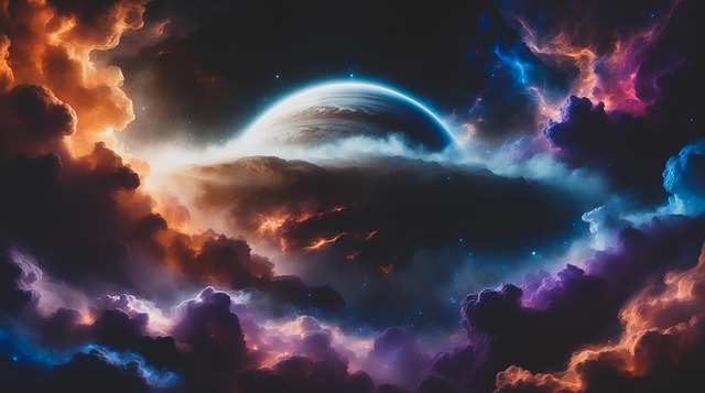 Free ai generated cosmic nebula illustration