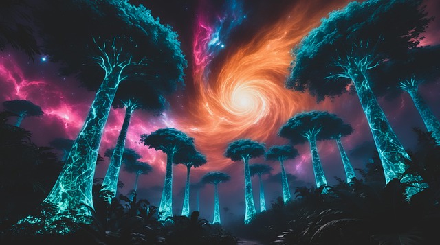 Ai Generiert, Kosmisch, Nebel, Planet