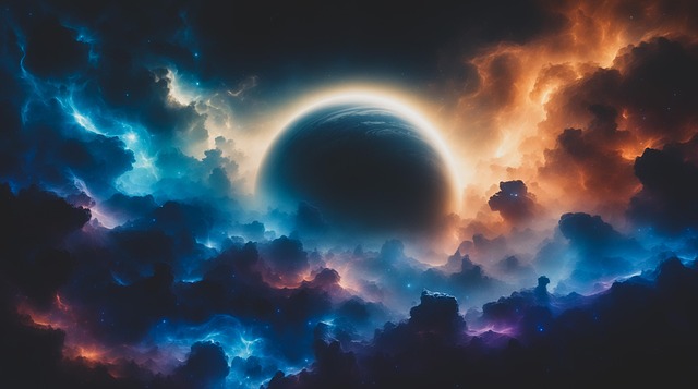 Free ai generated cosmic nebula illustration