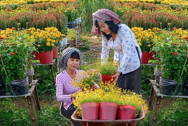 Free Women Flowers photo and picture