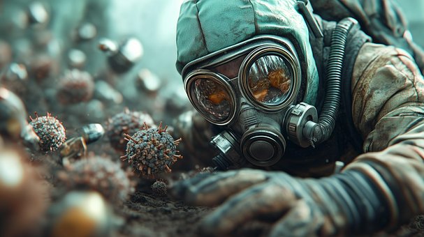 Free Ai Generated Virus illustration and picture