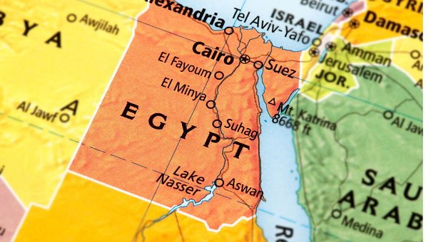 Ägypten, Karte, Land, Europa, Afrika