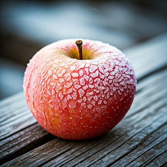 Escarcha, Manzana, Naturaleza, Congelado
