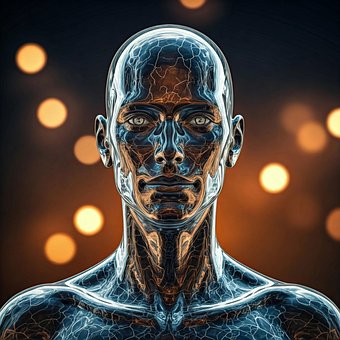 Ai Generado, Vidrio, Humano, Persona