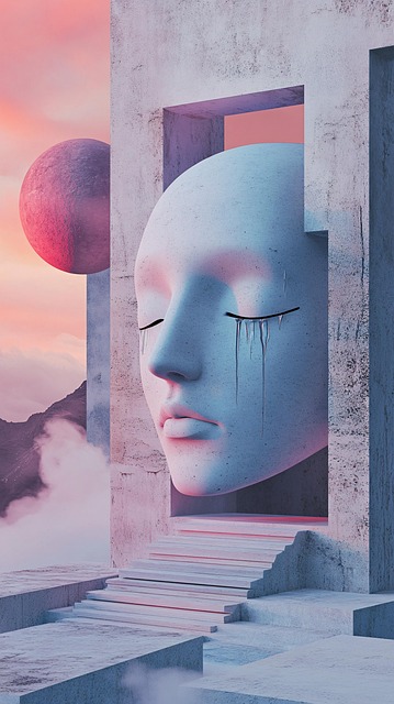 Ai Gerado, Surreal, Rosto, Abstract