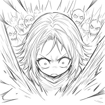 Anime, Sama, Manga, Děvče, Zoufalství