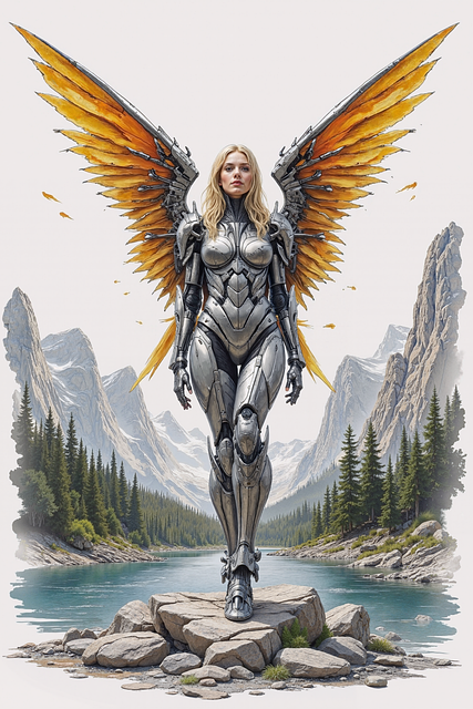 Free Ai Generated Woman illustration and picture