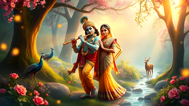 Radha, Krishna, Gott, Hindu, Indien