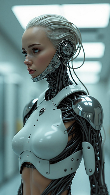 Ai Generiert, Cyborg, Roboter, Android