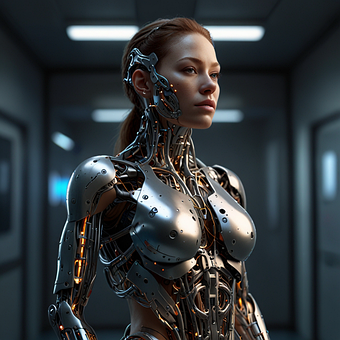 Ai Generiert, Cyborg, Roboter, Android