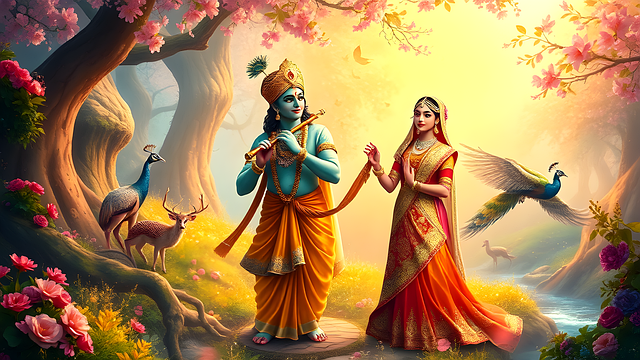Radha, Krishna, Gott, Hindu, Indien