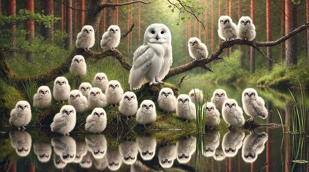 Natura, Bufniţă, Pasăre, Pui, Animal