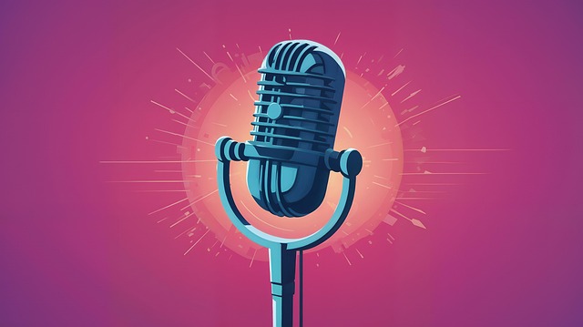 Free Podcast Microphone illustration and picture