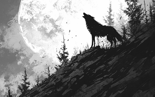 Free Wolf Nature illustration and picture